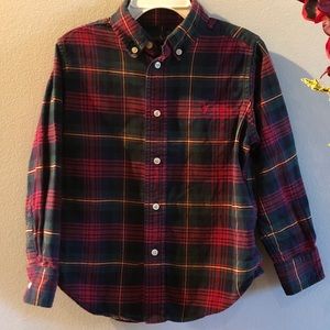 Ralph Lauren Plaid Oxford | Boys 4/4T